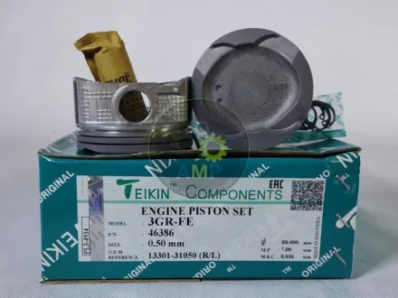 Поршень із пальцем +0.50мм (к-кт на двигун) Toyota 3,0L V6 (3GR-FE) TEIKIN 46386-050