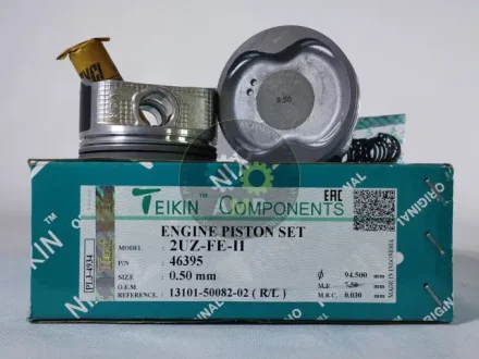 Поршень із пальцем +0.50мм (к-кт на двигун) Toyota 4,7L V8 (2UZ-FE-II) TEIKIN 46395-050