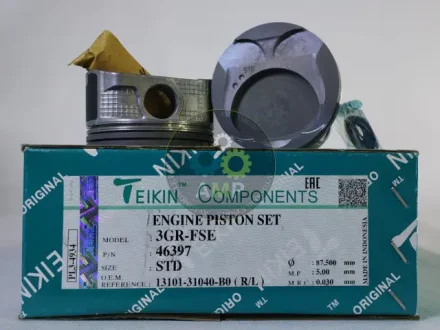 Поршень із пальцем STD (к-кт на двигун) Toyota 3,0L V6 (3GR-FSE) TEIKIN 46397-STD