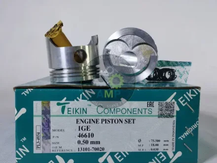 Поршень із пальцем +0.50мм (к-кт на двигун) Toyota 2,0L R6 (1GE) TEIKIN 46610-050