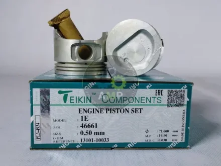 Поршень із пальцем +0.50мм (к-кт на двигун) 1E TEIKIN 46661-050