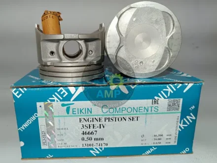 Поршень із пальцем +0.50мм (к-кт на двигун) Toyota 2,0L (3SFE-IV) TEIKIN 46667-050