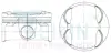Поршень із пальцем STD (к-кт на двигун), Toyota 2AR-FE TEIKIN 46693-STD (фото 1)