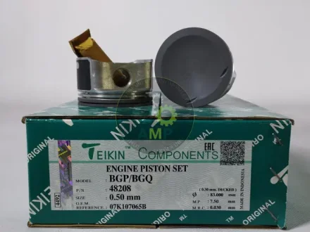 Поршень із пальцем +0.50мм (к-кт на двигун) VW 2,5L BGP,BGQ TEIKIN 48208-050