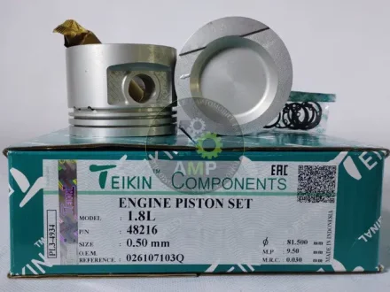 Поршни +0.50mm (к-кт на мотор) VAG 1.8L ADD/ABS/ACC/ADZ/AAM/ANN/ADF/DR/EX/JN/ TEIKIN 48216050