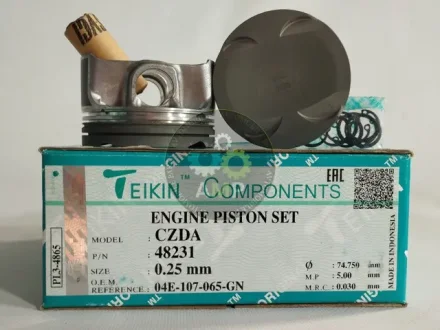 Поршень із пальцем +0.25мм (к-кт на двигун) CZDA TEIKIN 48231-025