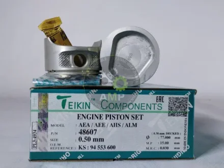 Поршень із пальцем +0.50мм (к-кт на двигун) VAG 1,6L AEA / AEE / AHS / ALM 48607-050 TEIKIN 48607050