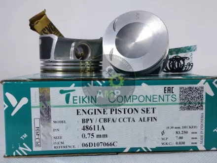 Поршень із пальцем +0.75 (к-кт на двигун) VAG 2.0TFSI BPY CBFA CCTA ALFIN TEIKIN 48611A-075