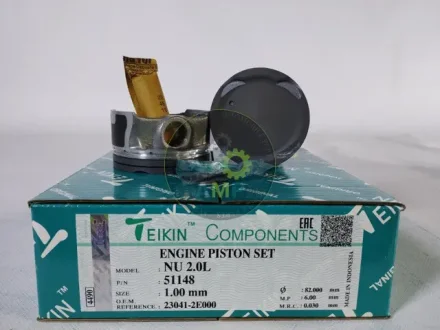 Поршень із пальцем +1.00мм (к-кт на двигун) NU 2.0L G4NA TEIKIN 51148-100
