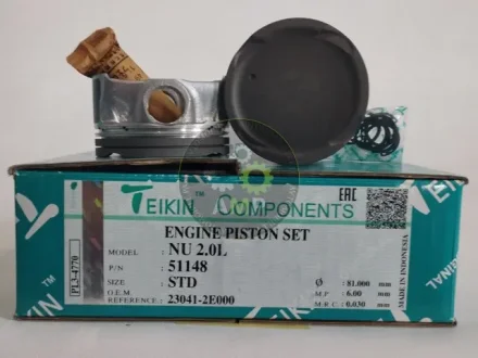 Поршень із пальцем STD (к-кт на двигун) NU 2.0L TEIKIN 51148-STD