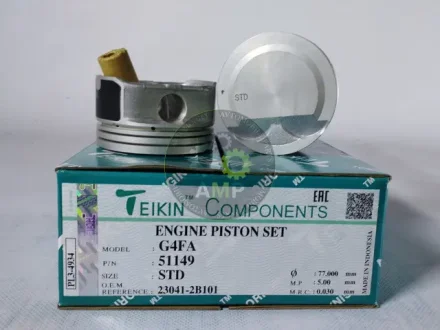Поршень із пальцем STD (к-кт на двигун) G4FA TEIKIN 51149-STD
