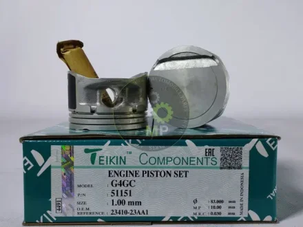 Поршень із пальцем +1.00мм (к-кт на двигун) G4GC TEIKIN 51151-100