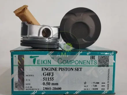 Поршень із пальцем +0.50мм (к-кт на двигун) G4FJ TEIKIN 51155-050