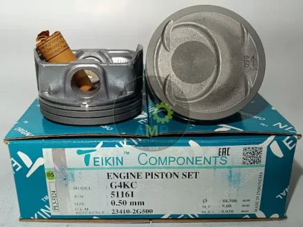 Поршень із пальцем +0.50мм (к-кт на двигун) Hyundai G4KC 2,4L GDI TEIKIN 51161-050