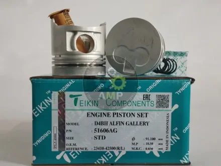 Поршни STD (к-кт на мотор) 4D56T/D4BH Mitsubishi Pajero,L200,L300/Hyundai H100,H1,Galloper, Pregio TEIKIN 51606AGSTD
