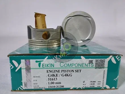Поршень із пальцем +1.00мм (к-кт на двигун) G4KE/G4KG 51613-100 TEIKIN 51613100