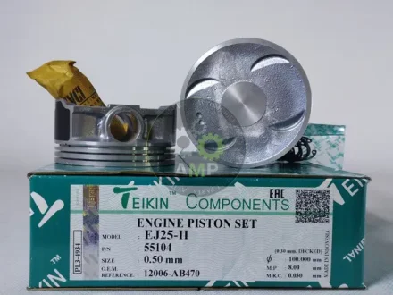 Поршень із пальцем +0.50мм (к-кт на двигун) Subaru EJ251, EJ25-II TEIKIN 55104-050