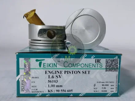 Поршень із пальцем +1.00мм (к-кт на двигун) Opel Kadett, Ascona 1.6 TEIKIN 56103-100