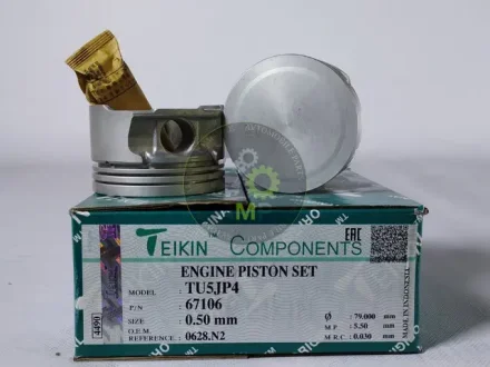 Поршень із пальцем +0.50мм (к-кт на двигун) Peugeot TU5JP4 TEIKIN 67106-050