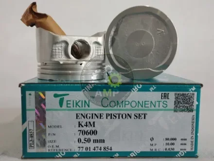 Поршень із пальцем +0.50мм (к-кт на двигун) K4M TEIKIN 70600-050