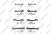 Рем/к-кт важеля підвіски задн. DB 190/C (W202, S202)/CLK/Coupe/E (C124, S124, S210)/Kombi 82-03 TEKNOROT M445