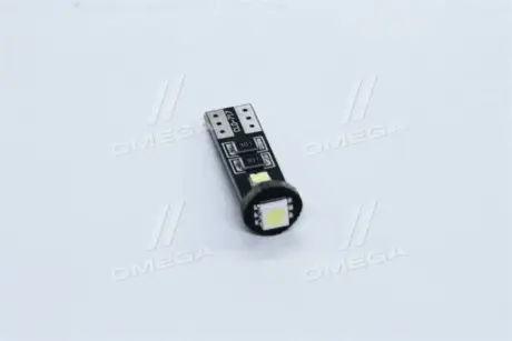 Лампа LED б - ц габарит і ПАНЕЛЬ ПРИЛАДІВ T10 доп. 2SMD W5W опір 12V WHITE TEMPEST TMP11T1012V