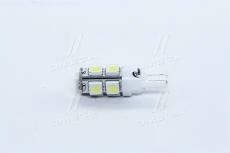 Лампа LED б - ц габарит і панель приладів T10 9SMD W5W 12V WHITE TEMPEST TMP15T1012V