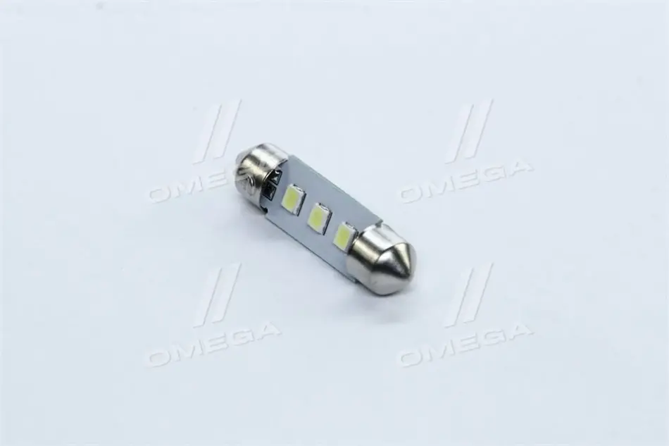 Лампа LED софитная C5W 12V Т11x36-S8.5 (3SMD,size 3528) WHITE <> TEMPEST TMP21T1112V (фото 1)
