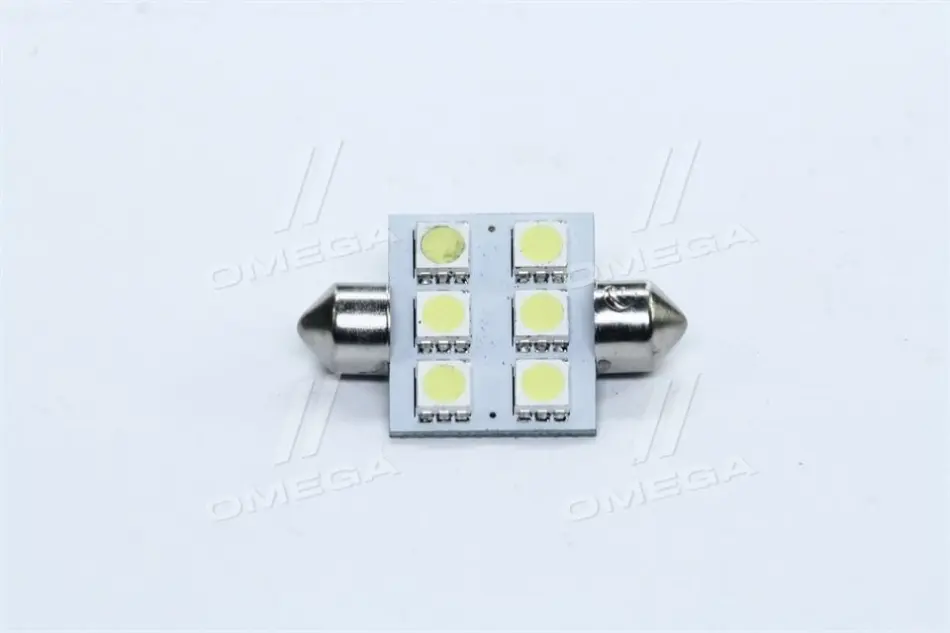 Лампа LED Софітні C5W 12V T11x36-S8.5 (6SMD. розмір 5050) білий TEMPEST TMP23T1112V (фото 1)