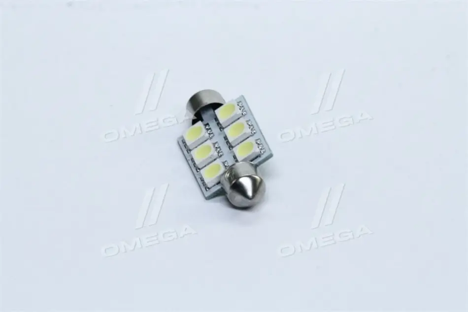 Лампа LED софитная C5W 12V T11x39-S8.5 (6SMD,size 5050) WHITE <> TEMPEST TMP25T1112V (фото 1)