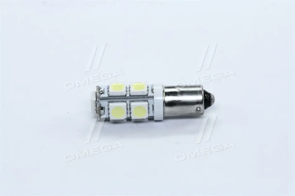 Лампа LED габарит. посветка панелі приладів T8-03 9SMD (розмір 5050) T4W (BA9s) білий 24V TEMPEST Tmp-34T8-24V (фото 1)