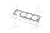 Прокладка головки блока DAEWOO LANOS 1.6, NEXIA 1.5 16V DOHC без асбеста, с герметиком (TE… TEMPEST TP.96181218 (фото 3)