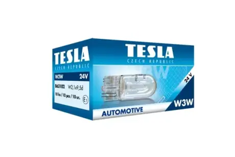 TS B63102 лампа (W3W. 24 V. W2.1x9.5d) TESLA B 63102
