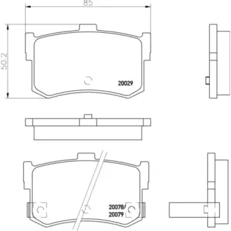 Комплект тормозных колодок, дисковый тормоз TEXTAR 2002901