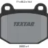 Комплект тормозных колодок, дисковый тормоз TEXTAR 2032306 (фото 1)