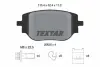 Колодки тормозные, комплект TEXTAR 2062501 (фото 5)