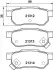 Комплект тормозных колодок, дисковый тормоз TEXTAR 2131203 (фото 1)