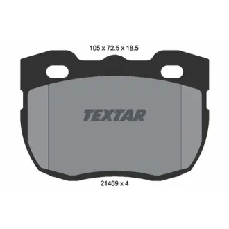 Комплект тормозных колодок, дисковый тормоз TEXTAR 2145901