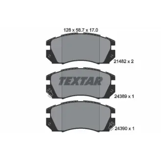 Комплект тормозных колодок, дисковый тормоз TEXTAR 2148202