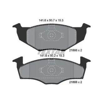 Гальмівні колодки дискові перед. VW Polo 95-02, Golf III, Vento 91-98 /Seat Cordoba, Ibiza 99-02 TEXTAR 2186601