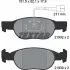 Комплект тормозных колодок, дисковый тормоз TEXTAR 2193201 (фото 1)