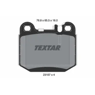 Колодки дискового тормоза TEXTAR 2315702