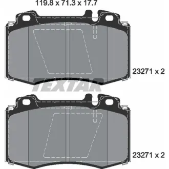 Колодки гальмівні (передні) MB S-class (W220) 98-05 (Brembo) Q+ TEXTAR 2327102