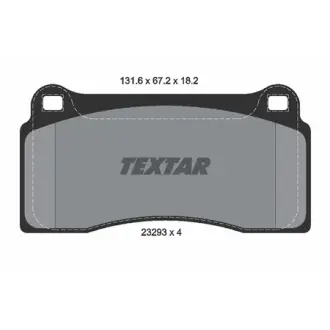 Комплект тормозных колодок, дисковый тормоз TEXTAR 2329301
