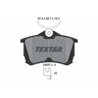 Гальмівні колодки. дискові TEXTAR 2352701