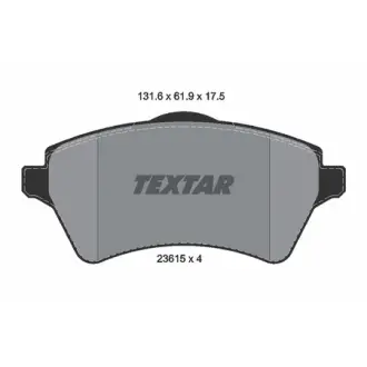 Колодки дискового тормоза TEXTAR 2361501