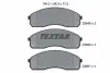 Комплект тормозных колодок, дисковый тормоз TEXTAR 2364903 (фото 1)