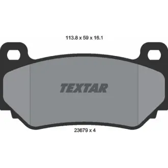 Комплект тормозных колодок, дисковый тормоз TEXTAR 2367901