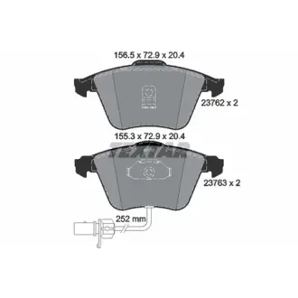 Гальмівні колодки AUDI A6/Allroad "F "97-05 TEXTAR 2376201