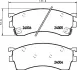 Комплект тормозных колодок, дисковый тормоз TEXTAR 2400501 (фото 1)
